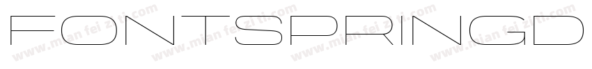 FONTSPRINGDEMO OrganettoExpUltraBol字体转换